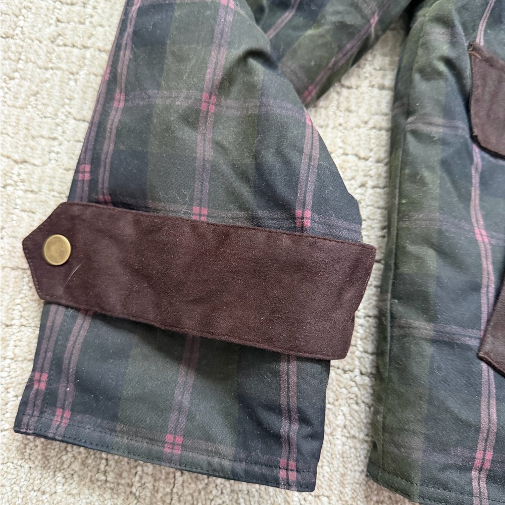NVLT Anthropologie Waxed - Cotton Plaid Women's Jacket - Picture 9 of 14